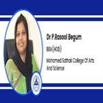 Interview Dr P Rasool Begum BBA HOD at Mohamed Sathak College Of Arts And Science Chennai